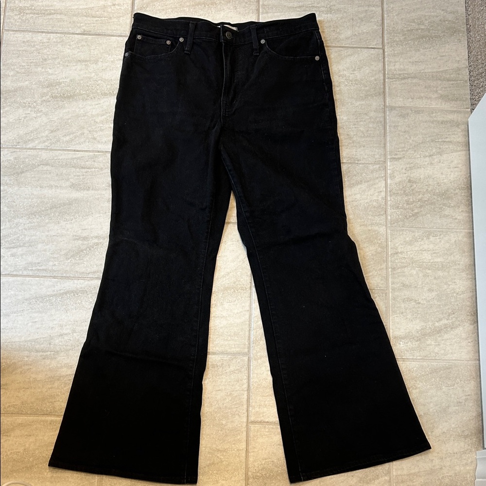 Madewell Black Flare Women's Jeans